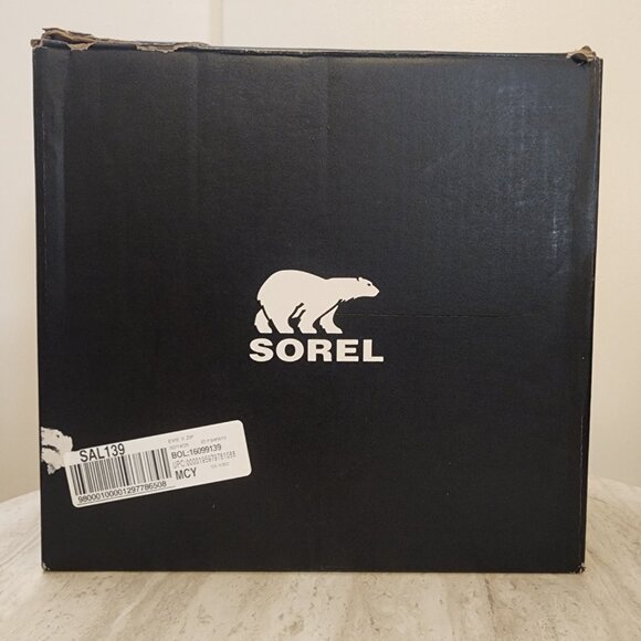 Sorel Womens Evie II Zip Wedge Boot Black, Black 8M - A043 - Picture 11 of 11